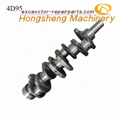 6204-31-1201 4D95 ชิ้นส่วนเครื่องยนต์รถขุด Komatsu เพลาข้อเหวี่ยง 6205-31-1201