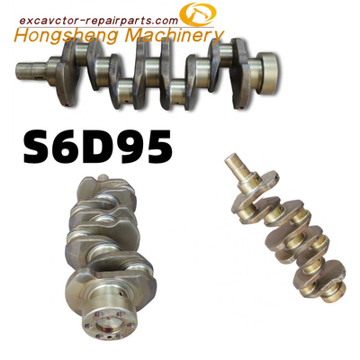 6207-31-1110 ชิ้นส่วนเครื่องยนต์รถขุด S6D95 เครื่องยนต์เพลาข้อเหวี่ยง