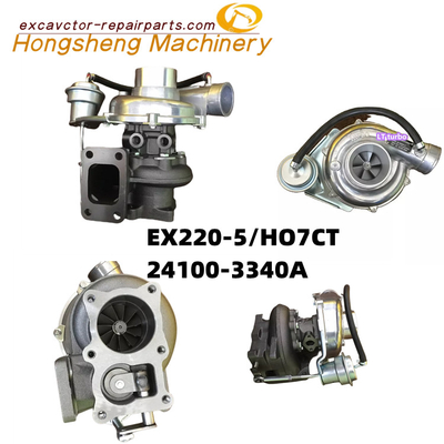Isuzu H07CT EX220-5 รถขุดเทอร์โบ H07CT H07C-TD เครื่องยนต์ 24100-3340A