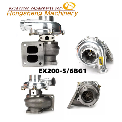 114400-3770 รถขุดเทอร์โบสำหรับ Hitachi Ex200-5 6BG1 ชิ้นส่วนเครื่องยนต์