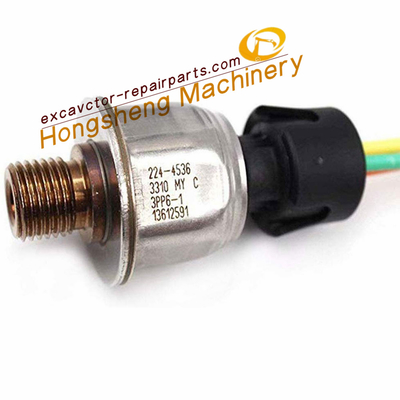 Cat E325D E329D E336D เซ็นเซอร์ความดันน้ำมันเชื้อเพลิงคอมมอนเรล 2244536 224-4536