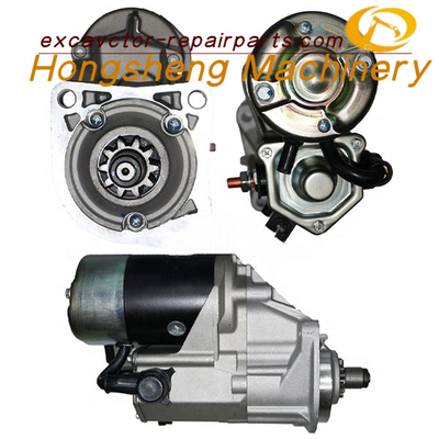 รถแบคโฮหน้าตักหลังขุด 12V 10T 2.7KW CAT Starter Motor 3044C 3054C C3.4 228000-1420