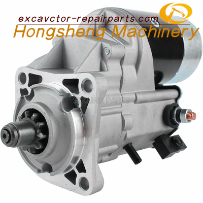 รถแบคโฮหน้าตักหลังขุด 12V 10T 2.7KW CAT Starter Motor 3044C 3054C C3.4 228000-1420